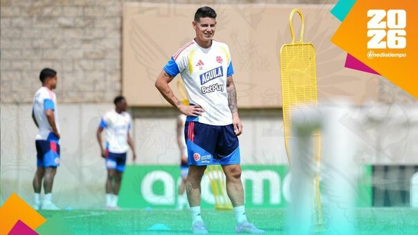 James Rodríguez entrenando con Colombia (Imago7)