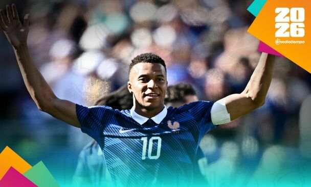 Mbappé hizo dos goles en el debut de su selección. (Foto: Reuters)