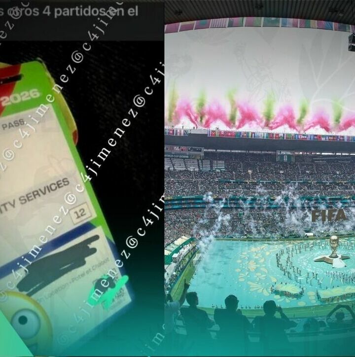 Un trabajador del Estadio Ciudad de México lucraba con su acreditación (@c4jimenez | Mexsport)