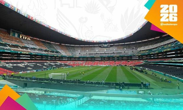 Así será la cara del Estadio Azteca para la Copa del Mundo (Fotografía: Ariana Pérez)