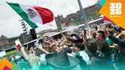 FIFA Fan Festival en el Zócalo durante el México vs. Sudáfrica (@MexicoCity26)