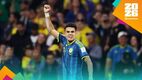 Luis Díaz destacó ante Uzbekistán (Reuters)