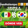 México vs. Corea del Sur: horario y canal de partido Copa Mundial 2026. (Especial).