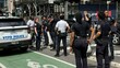 Policías de New York se reúne cerca de Times Square  (Reuters)