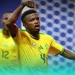 Sudáfrica buscó el empate y al final se le dio por obra de Mokoena. (Foto: Reuters)