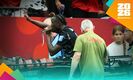 Ismaël Koné inhaló Penthrox. (Foto: Mexsport)