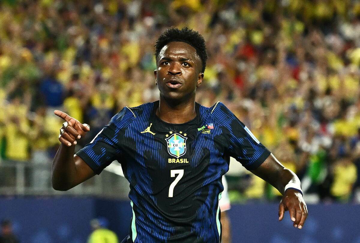 Vinícius Jr marcó ante Haití (Reuters)