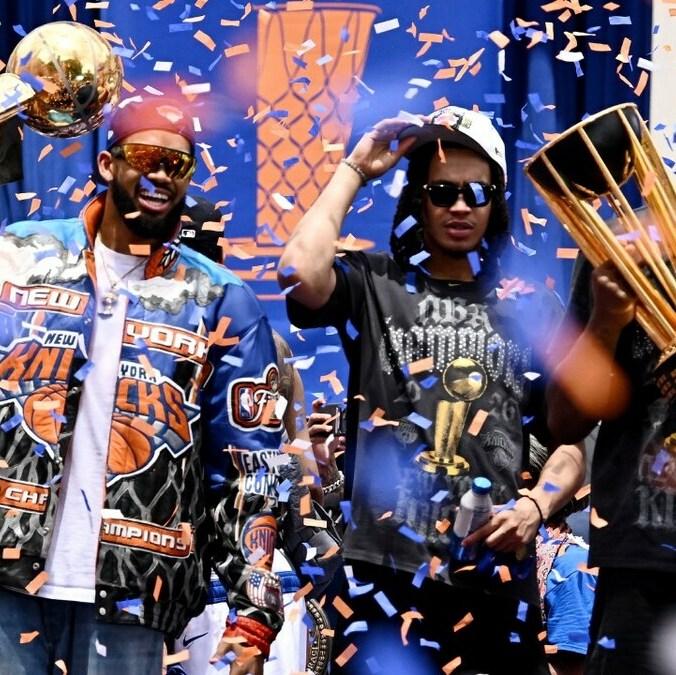 Nueva York se paralizó con un multitudinario desfile de los Knicks (Reuters)