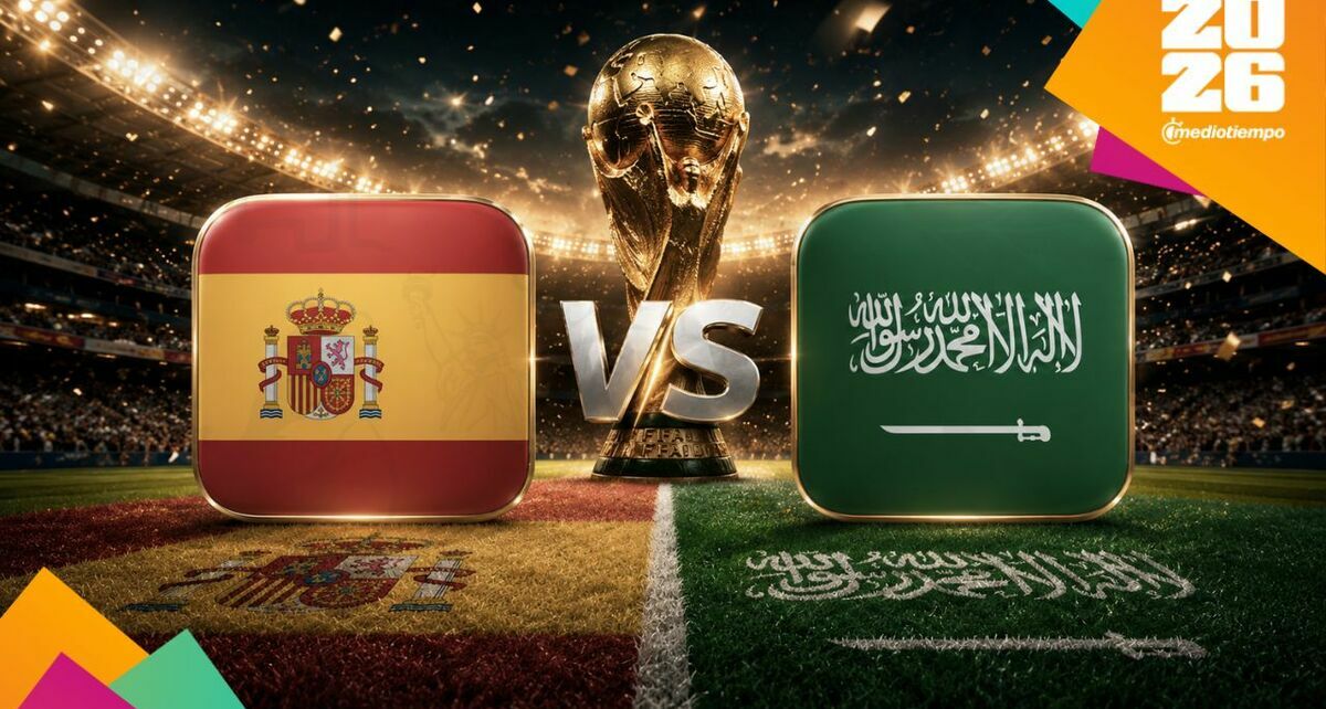 ¿Qué canal trasnmite España vs. Arabia Saudita? Horario de partido Mundial 2026. (ChatGPT).