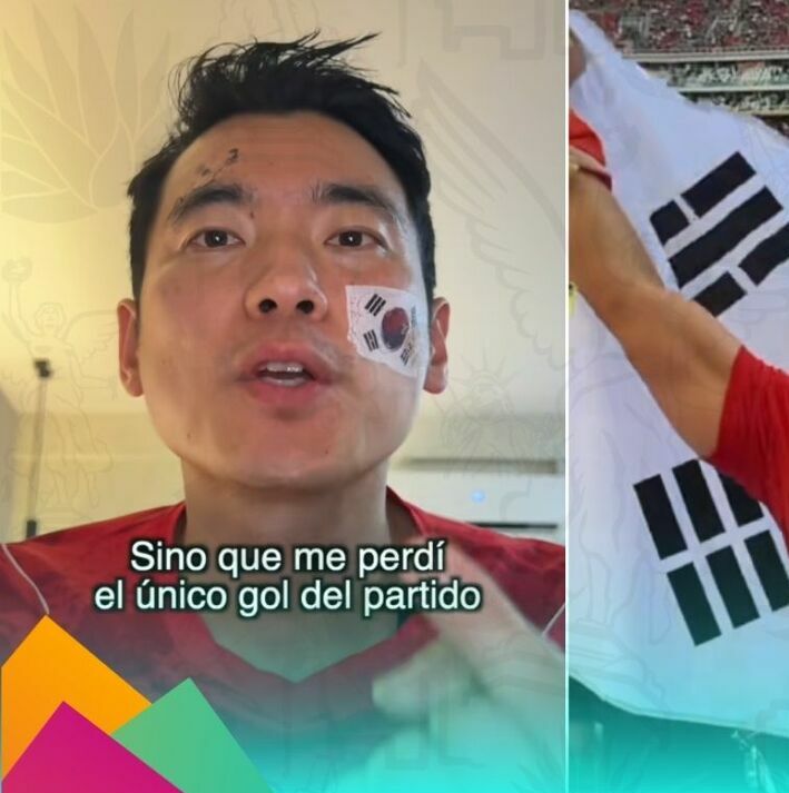 Coreano se pierde el gol del partido México vs Corea por ir al baño | FOTO: Captura de pantalla de comicoreano