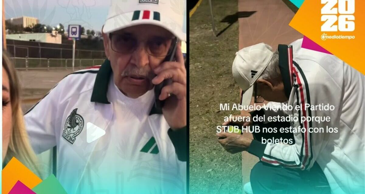 Estafan a mexicana y su abuelo rumbo al Mundial y se hace viral