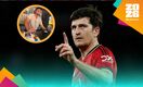 Harry Maguire sorprendió como vendedor de estampas del Mundial (Fotografía: Reuters y captura de video)