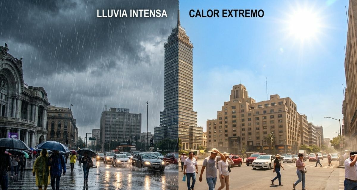 México enfrentará lluvias intensas y temperaturas extremas | Foto: Gemini