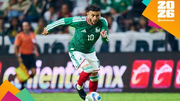 Alexis Vega, pieza clave del ataque mexicano rumbo al Mundial 2026. (Mexsport).