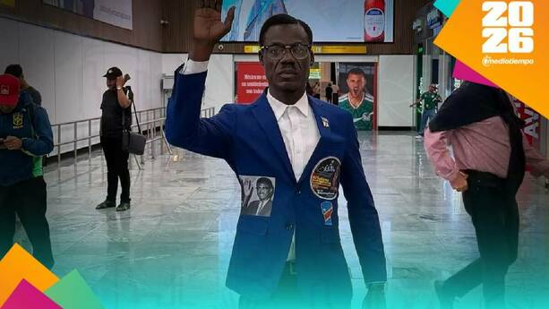 Lumumba llegó a Guadalajara para apoyar a RD Congo / IG: Lumumba