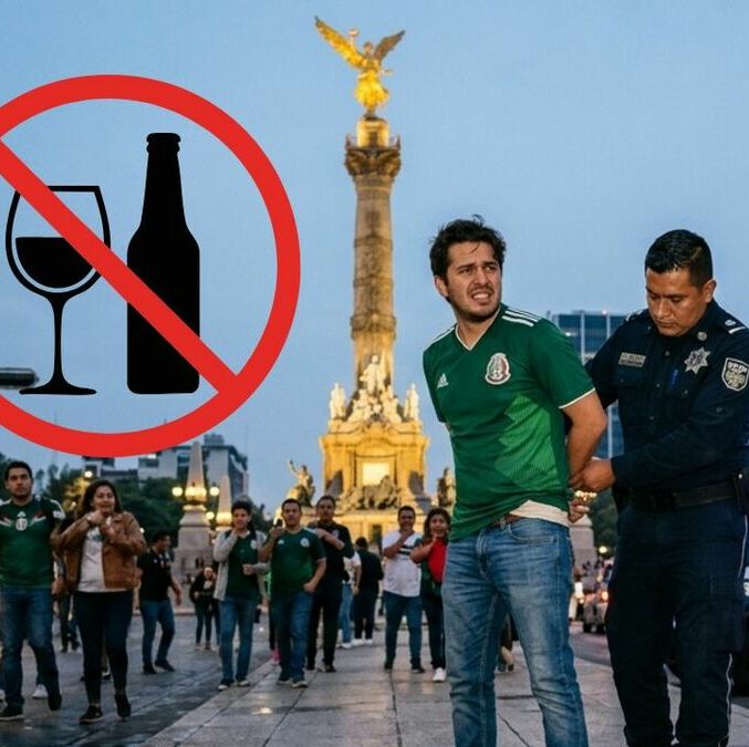 Conoce las multas y sanciones por consumir bebidas alcohólicas en las calles de la CDMX.. (Gemini AI)