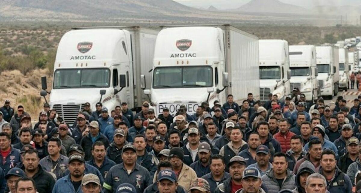 La SEGOB llegó a un acuerdo con los transportistas respecto al paro del 24 de junio (Imagen creada con IA)