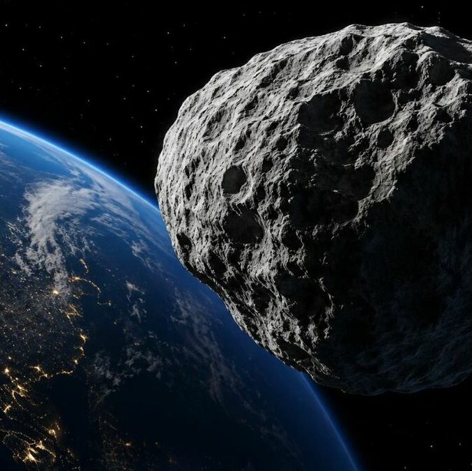 El asteroide (152637) NC1 1997 pasará cerca de la Tierra y está será su trayectoria. Foto: ChatGPT