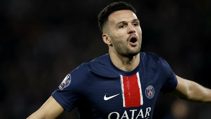 Gonçalo Ramos colaboró con una anotación en el triunfo del PSG (Foto: EFE)