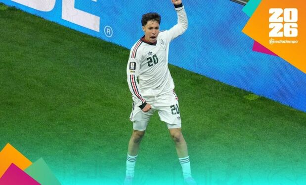 Mateo Chávez debutó con gol en un Mundial tras anotarle a Chequia (Imago7)