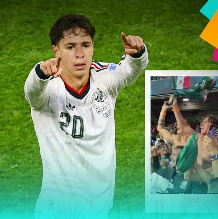 Tilón Chávez festejó con locura el gol de su hijo. (Foto: Mexsport/ Selección Mexicana)