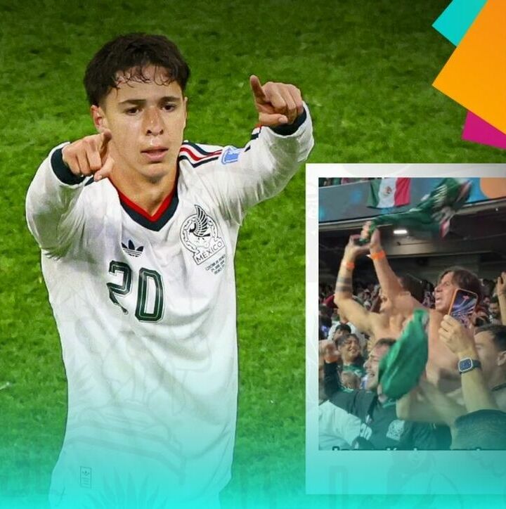 Tilón Chávez festejó con locura el gol de su hijo. (Foto: Mexsport/ Selección Mexicana)