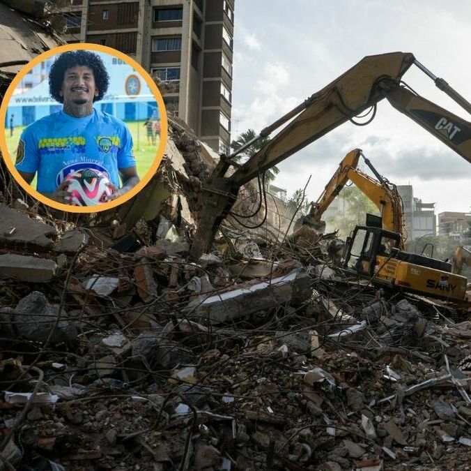 Se confirmó el fallecimiento de la esposa del futbolista Héctor Bello durante terremoto en Venezuela (Fotografías: Instagram hectorbello_02 y EFE)