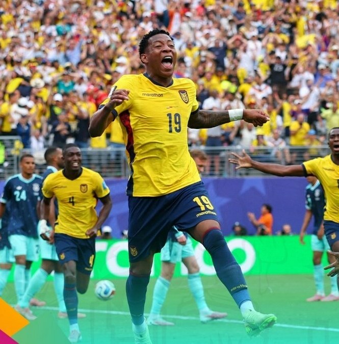 Gonzalo Plata marcó el gol de la épica de Ecuador (Reuters)