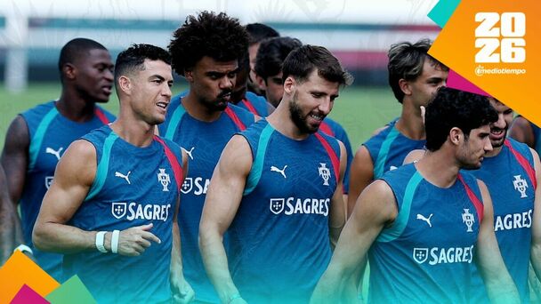 Cristiano Ronaldo entrenando con Portugal (Reuters)