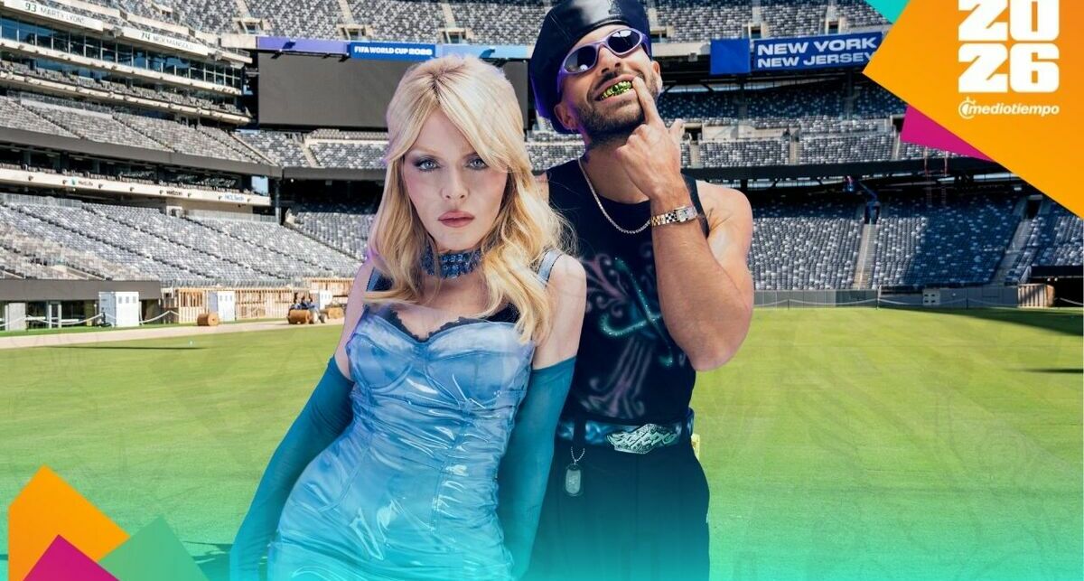 ¿Feid y Madonna se presentarán en la final del Mundial 2026? | Foto: Reuters e Instagram de Madonna y Feid
