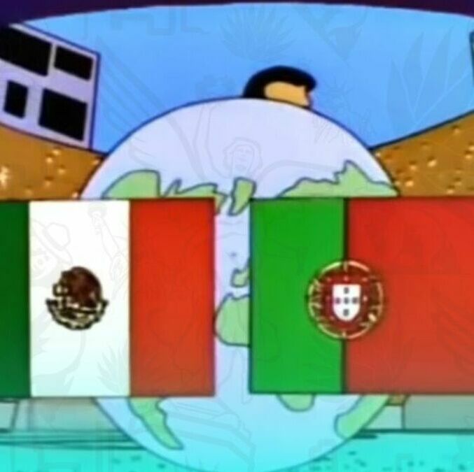 Mexico vs. Portugal en Los Simpson