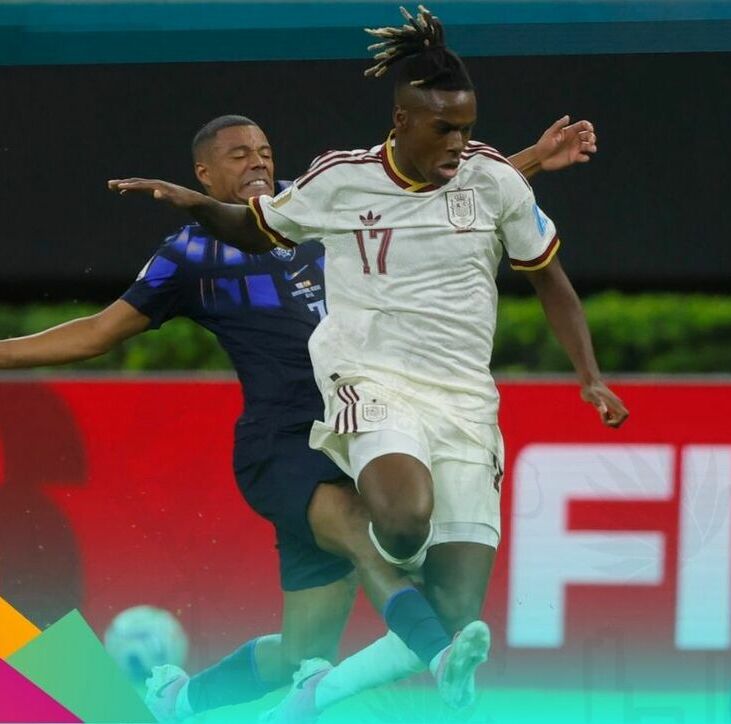 Nico Williams posteo un mensaje tras lesión en el encuentro de España ante Uruguay | Foto: EFE