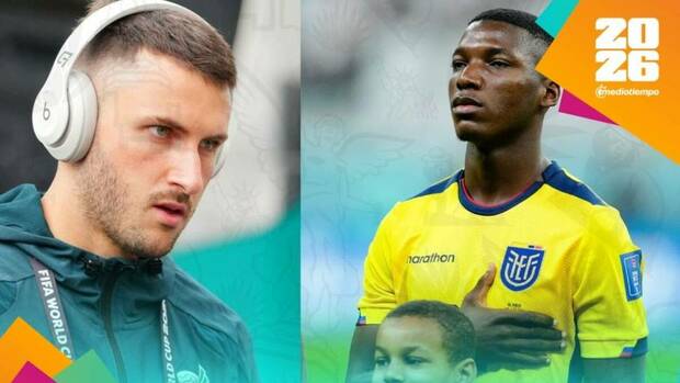 Santi Gimenez y Moisés Caicedo, los mejor valuados en su respectiva selección (Imago7)