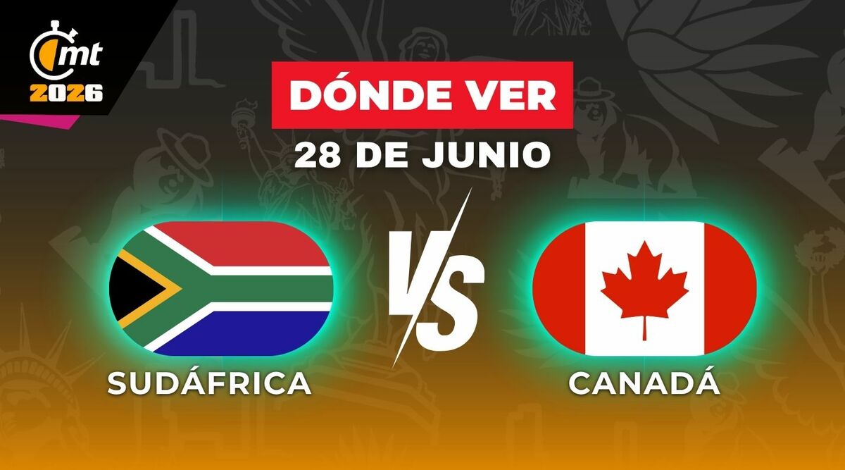 DONDE VER en vivo | Sudáfrica vs Canadá  | Partidos de HOY del Mundial | 28 Junio