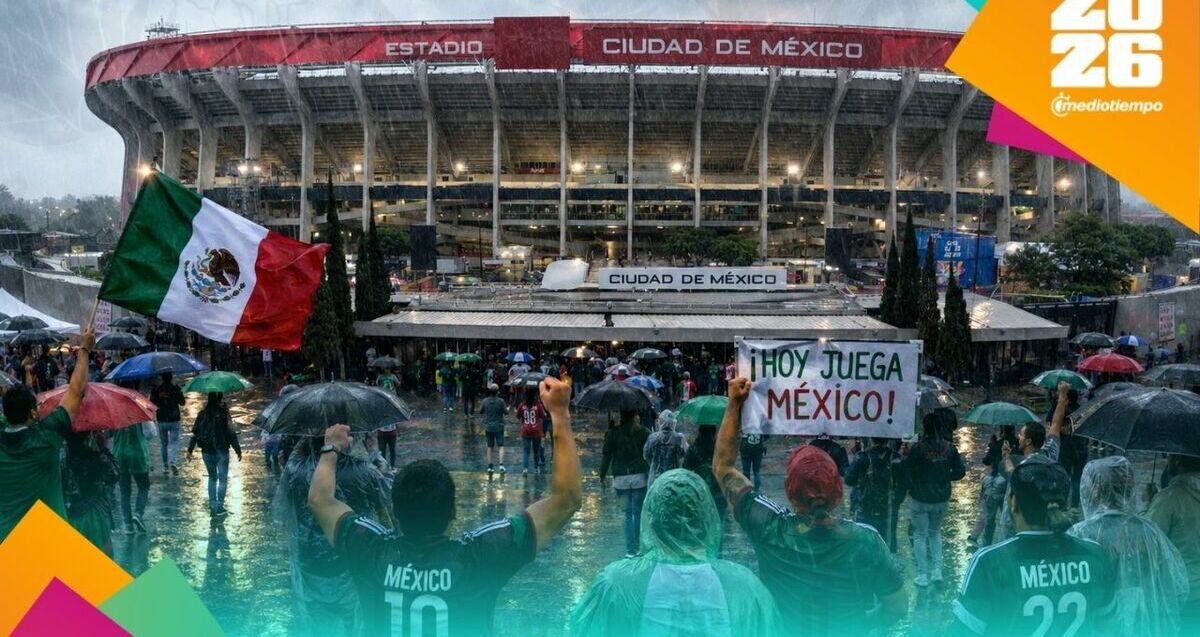 CONAGUA pronostica tormentas en CDMX; partido México vs Ecuador podría verse afectado | Foto: MexSport y ChatGpt
