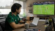 El decreto contempla trabajo a distancia para algunos trabajadores. Foto: ChatGPT