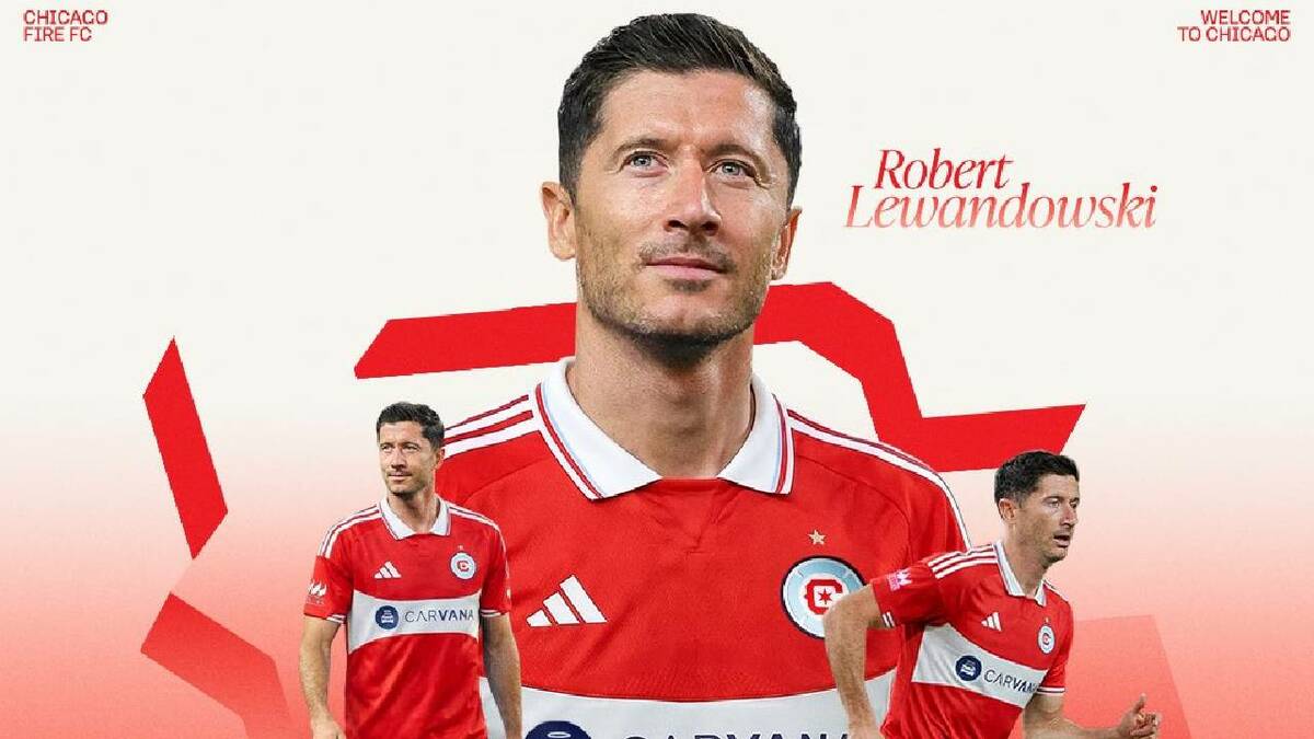 Robert Lewandowski is a new Chicago Fire player