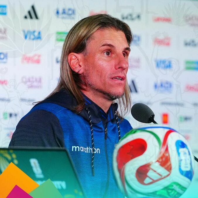 Sebastián Beccacece, entrenador de Ecuador (Reuters)