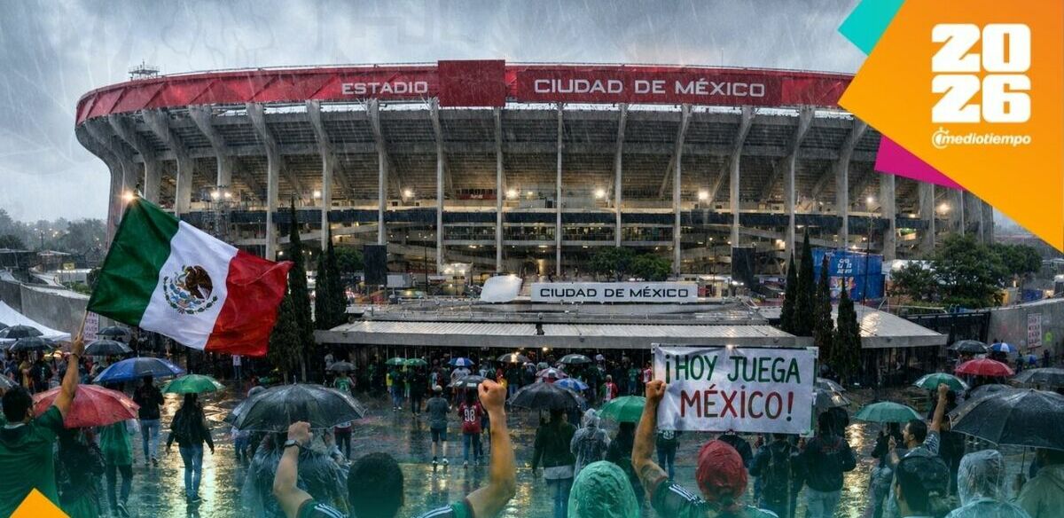 CONAGUA pronostica tormentas en CDMX; partido México vs Ecuador podría verse afectado | Foto: MexSport y ChatGpt