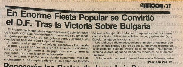 La fiesta que se hizo popular en el Ángel. (Foto: Fototeca Milenio)