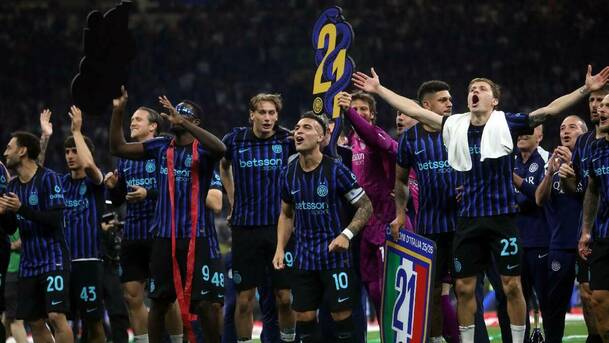 Inter de Milán consiguió tu título 21 de la Serie A (Fotografía: EFE)
