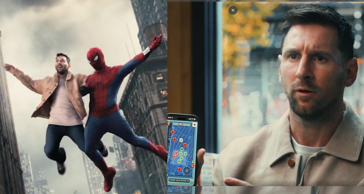 Messi se une a Spider-Man: así apareció junto a Tom Holland en el nuevo teaser | Foto: Captura de pantalla