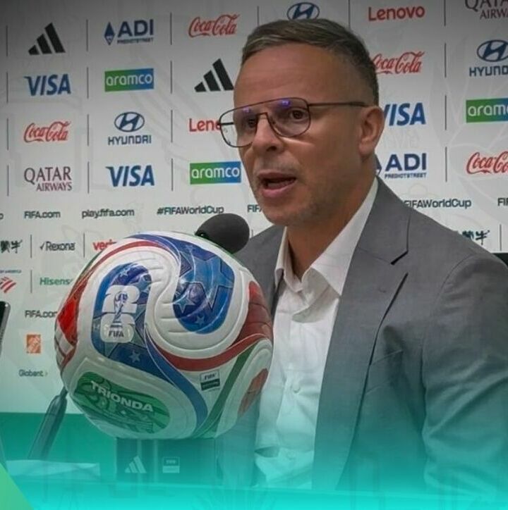 Mohamed Ouahbi está contento por su pase a Octavos. (Foto: Jorge Rosales)
