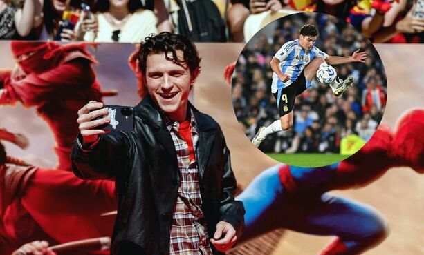 Tom Holland destaca a Julián Álvarez como candidato ideal para Spider-Man | Foto: Reuters y EFE