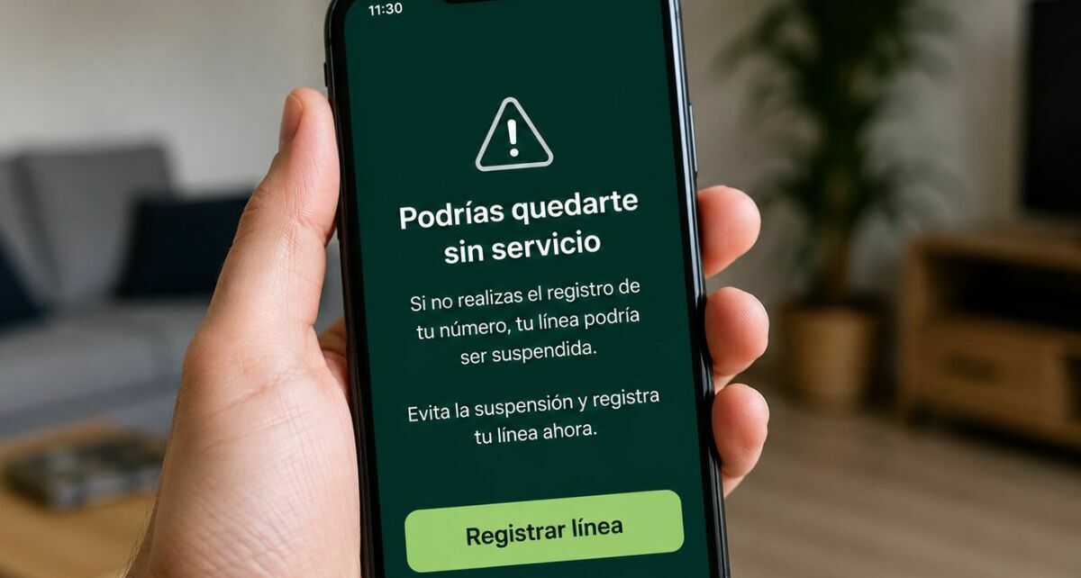 El nuevo calendario del registro de líneas telefónicas establece fechas límites según la terminación de cada número. Foto ChatGPT