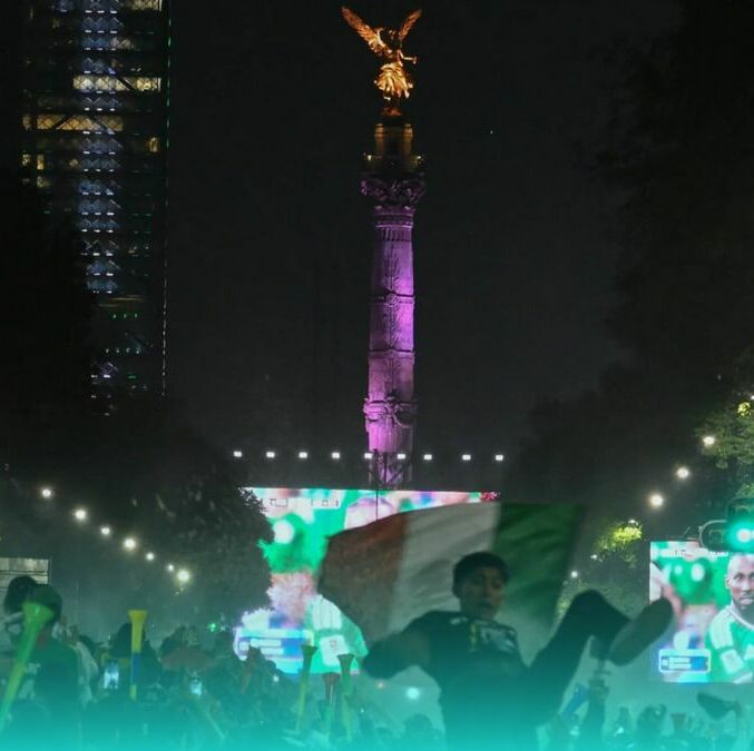 Dos muertos por festejos en el Ángel de la Independencia. (Foto: Daniel Augusto)