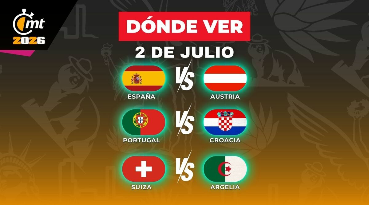 DONDE VER en vivo | España vs Austria | Partidos de HOY del Mundial | 02 de Julio