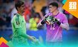Courtois felicitó a Orlando Gil. (Foto: Mexsport)