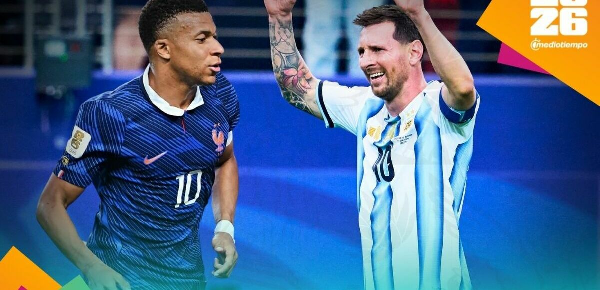Mbappé le pisa los talones a Messi. (Foto: Mexsport)