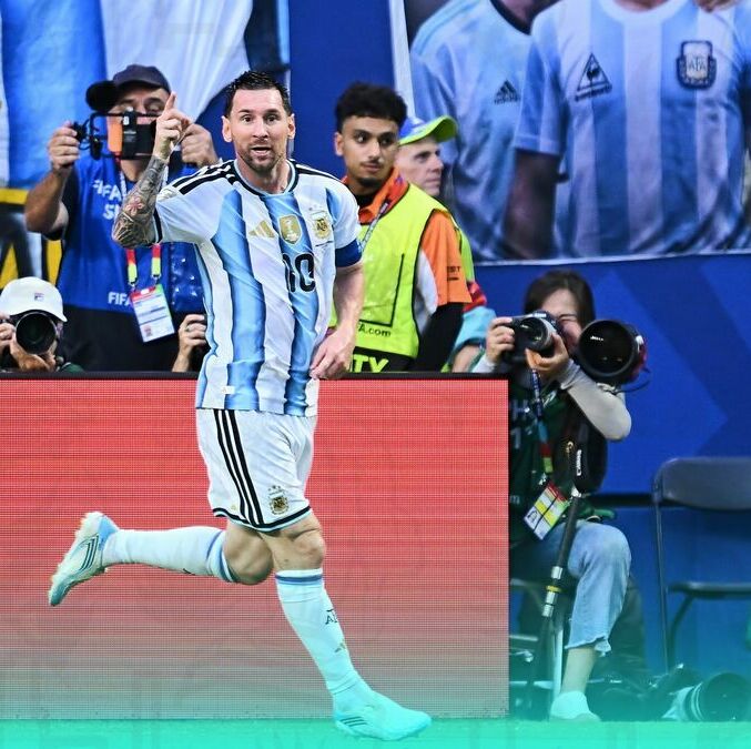 Messi incrementó su cuota de goles a 7 en el presente Mundial. (Foto: Mexsport)